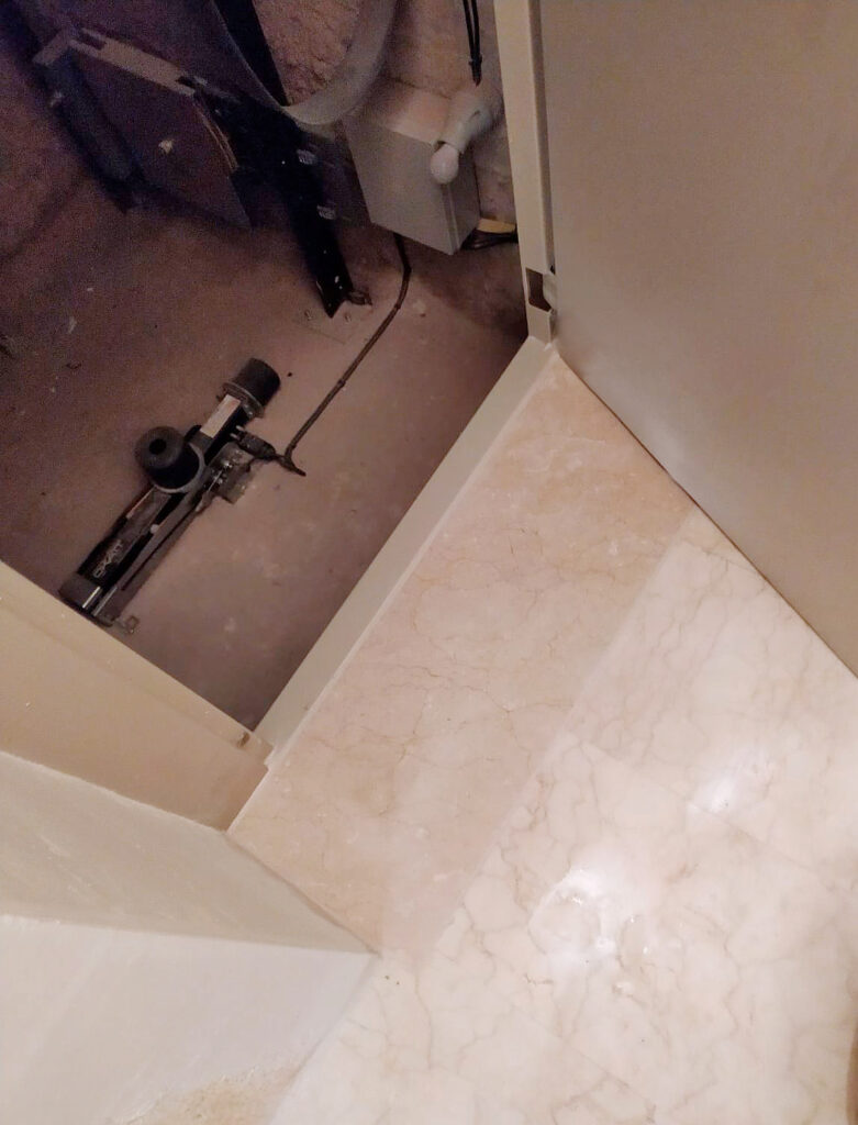 ascensor de foso reducido